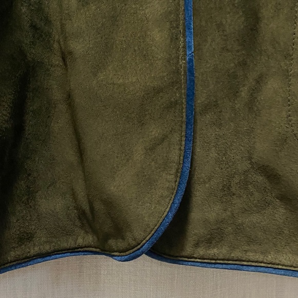 Vintage Danier Green Suede Coat - Picture 11 of 16